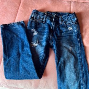 Abercrombie boys distressed jeans